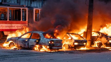 Des bombardements russes sur Zaporijjia le 8 janvier 2025 ont fait de nouvelles victimes civiles en Ukraine. (HANDOUT / ZAPORIZHZHIA REGIONAL MILITARY A)