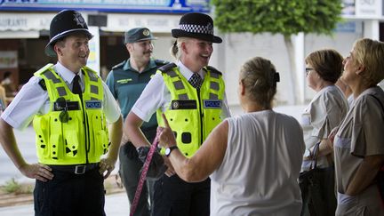 Moins de 5% des policiers britanniques sont armés (JAIME REINA / AFP)