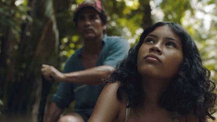 Une scène du film "Manas" avec la comédienne Jamilli Correa au premier plan. (BODEGA FILMS)